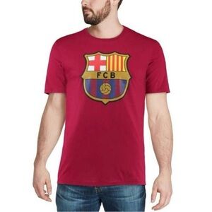 Nike Barcelona FC Soccer Logo Graphic T-Shirt